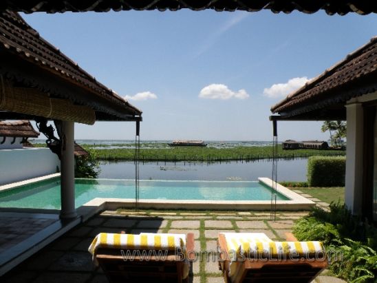 Picture of the private pool in the Presidential Suite at Kumarakom Lake Resort - India