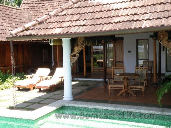 Picture of the private pool and deck at the Presidential Suite at Kumarakom Lake Resort - India