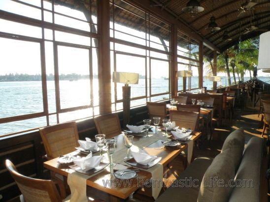 Rice Boat Restaurant at the Taj Malabar in Cochin, India.