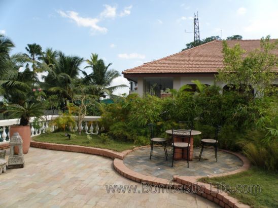 Picture of the terrace of the Presidential Suite of the Taj Malabar - Cochin, India