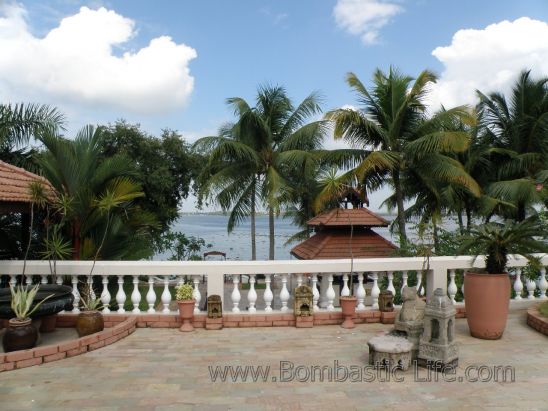 Picture of the terrace of the Presidential Suite of the Taj Malabar - Cochin, India