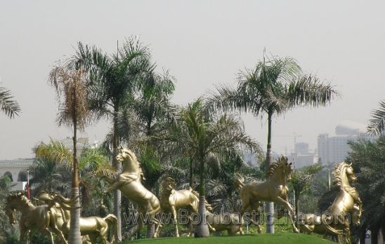 Horse Statues in the Driveway of Madinat Jumeirah Resort – Dubai, UAE