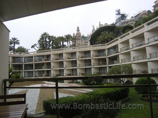 Fairmont Hotel - Monte Carlo, Monaco - View from the inner rooms of the hotel.  