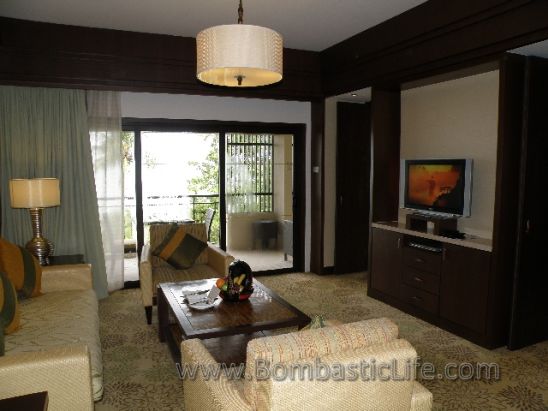Living Room of Suite at the Shangri-La Rasa Sayang Resort - Penang, Malaysia