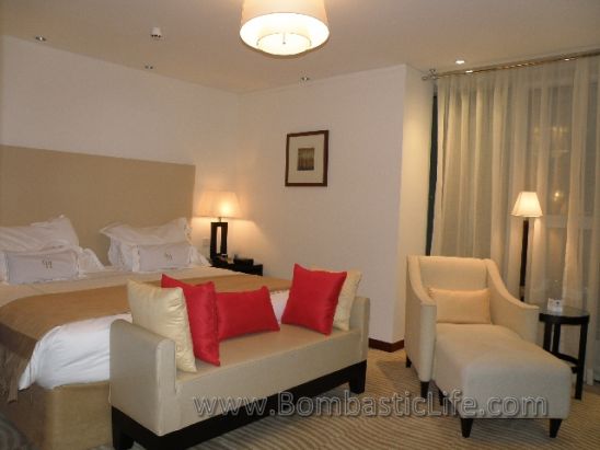 Bedroom of Deluxe Sea View Suite - Grosvenor House Dubai – Dubai, UAE
