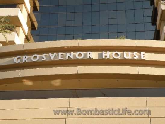 The five-star, luxury hotel Grosvenor House Dubai in Dubai, UAE