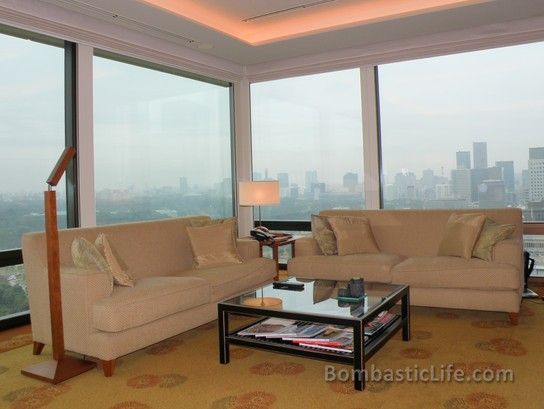 Living Room of Suite at The Peninsula Hotel Tokyo - Tokyo, Japan