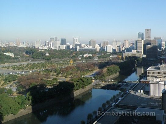 View from our suite at The Peninsula Hotel Tokyo - Tokyo, Japan