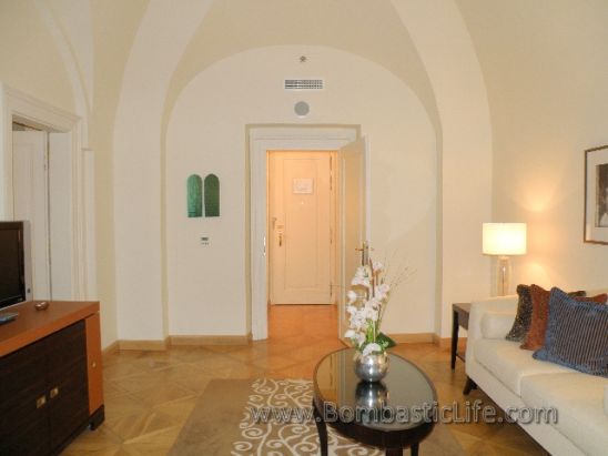 Living Room of Mandarin Deluxe Suite at Mandarin Oriental Hotel - Prague, The Czech Republic