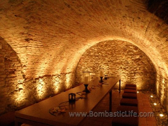 Wine Cellar in the Restaurant at the Mandarin Oriental Hotel - Prague, The Czech Republic