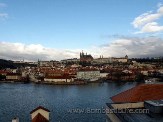 View of Prague from Suite #701 at the Four Seasons Hotel - Prague, Czech Republic