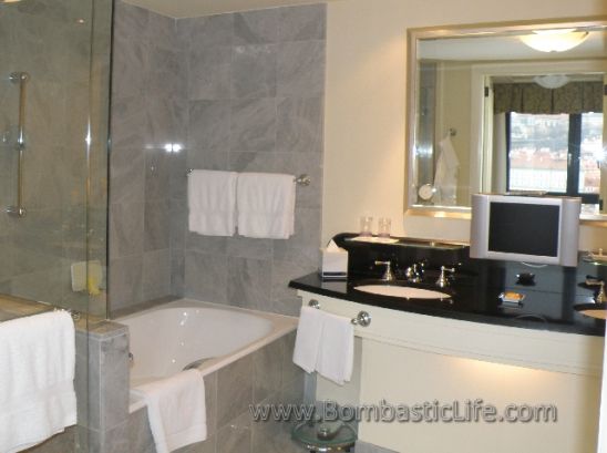 Bathroom of Suite #701 at the Four Seasons Hotel - Prague, Czech Republic