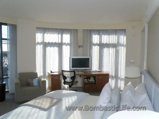 Bedroom of Panoramic Suite of Hotel Vitale - San Francisco, California