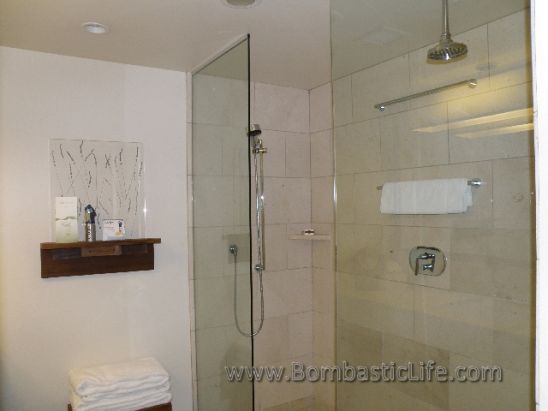Bathroom of the Panoramic Suite of Hotel Vitale - San Francisco, California