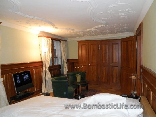 Bedroom of Suite A7 at Widder Hotel - Zurich, Switzerland