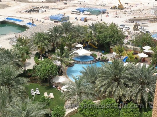 View of Pool from Sheraton Abu Dhabi Hotel and Resort - Abu Dhabi, UAE