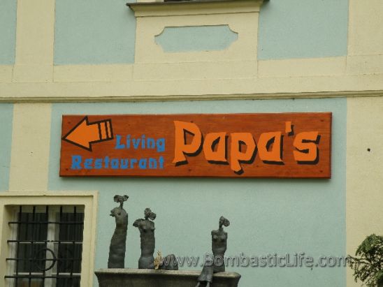 Papa’s Living Restaurant – Cesky Krumlov, Czech Republic