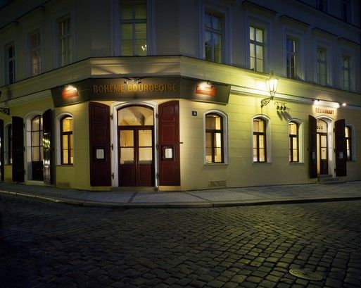 Exterior of Le Degustation Boheme Bourgeoise Restaurant – Prague, Czech Republic