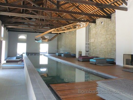 The chic and trendy indoor pool at Quinta da Romaneira - Douro Valley, Portugal. 