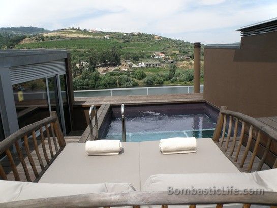 Plunge Pool and view at Aquapura Hotel and Resort - Douro Valley, Portugal