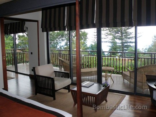 Bedroom of Goa Villa at Choupana Hills Resort in Madeira, Portugal