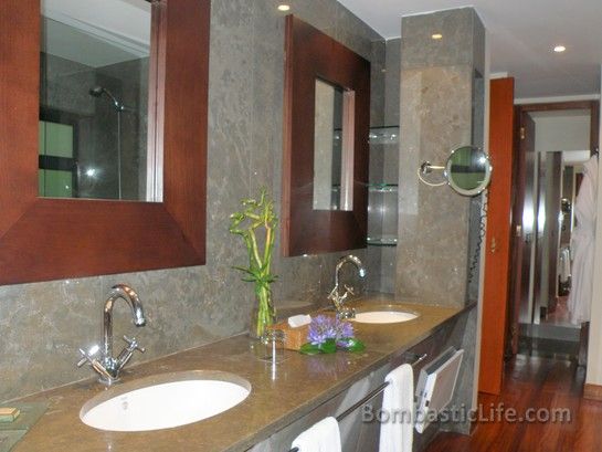 Bathroom of Goa Villa at Choupana Hills Resort in Madeira, Portugal