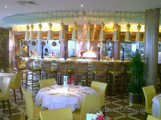 Interior of Signor Sassi Italian Restaurant in Kuwait