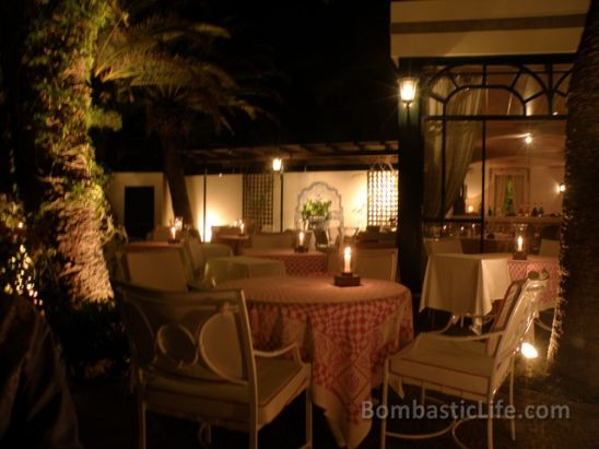 Outdoor Dining at Ristorante Villa Cipriani in Maderia, Portugal