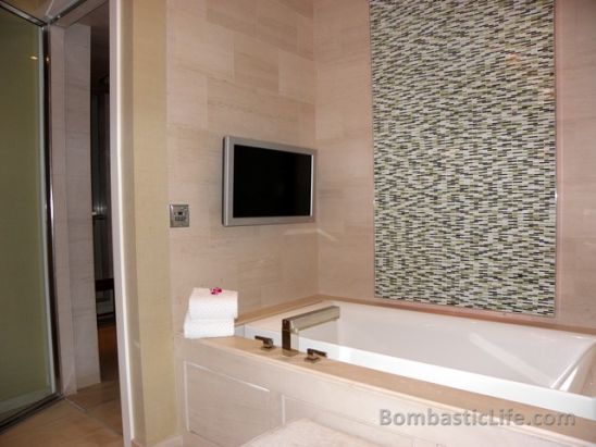 Master Bathroom of Loft 16 at Skylofts at MGM Grand Las Vegas.
