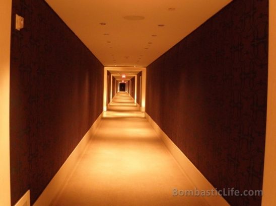 Corridor of the Skylofts at the MGM Grand Hotel and Casino in Las Vegas.