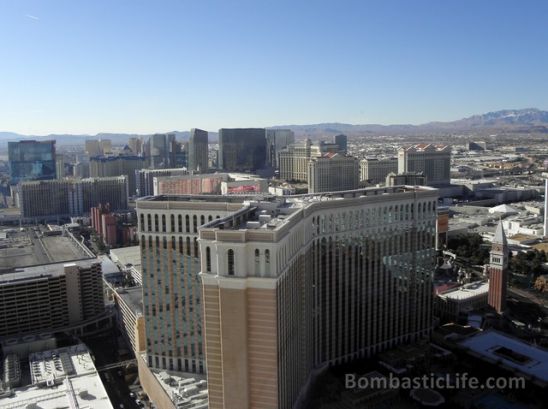 View from Siena Suite 46-916 at The Palazzo Hotel and Casino in Las Vegas, NV.