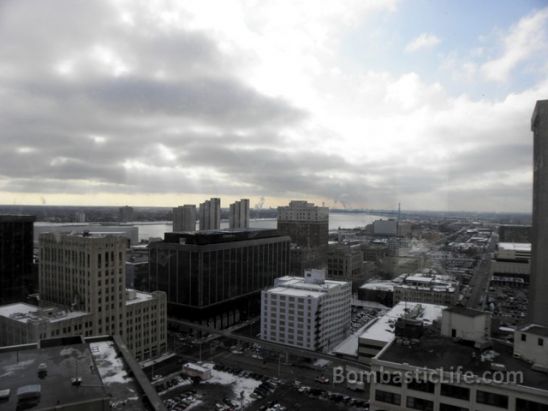 View from our executive suite at the Westin Book Cadillac Hotel - Detroit, MI