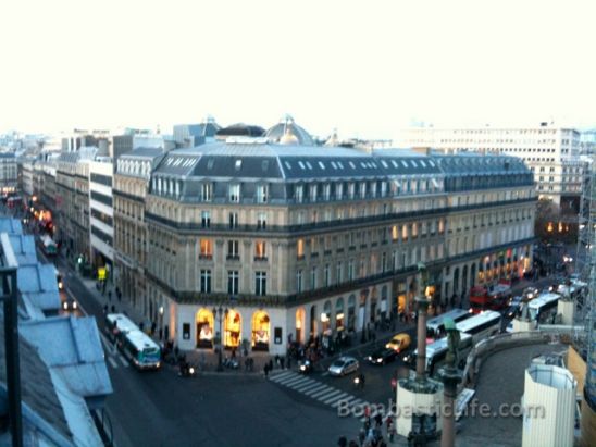 View from our Opera View Junior Suite at the InterContinental Hotel Paris Le Grand – Paris, France