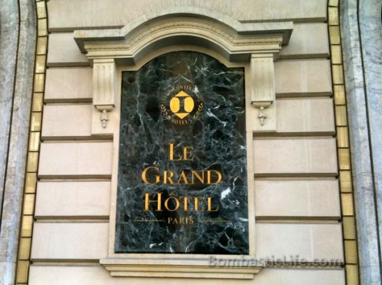 InterContinental Hotel Paris Le Grand – Paris, France