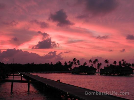 Sunset at Soneva Gili by Six Senses - Maldives