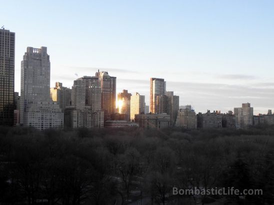 View from our Premiere Suite at The Ritz Carlton New York, Central Park – New York, NY.
