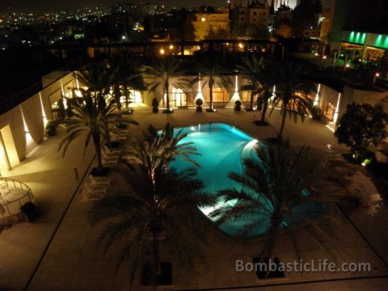 Pool of the InterContinental Hotel - Amman, Jordan
