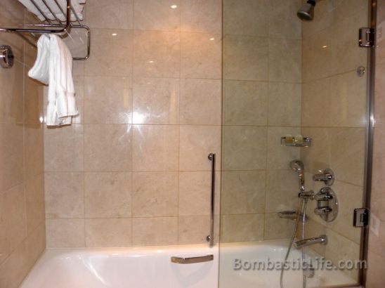 Bathroom of a Guestroom at the InterContinental Hotel - Amman, Jordan
