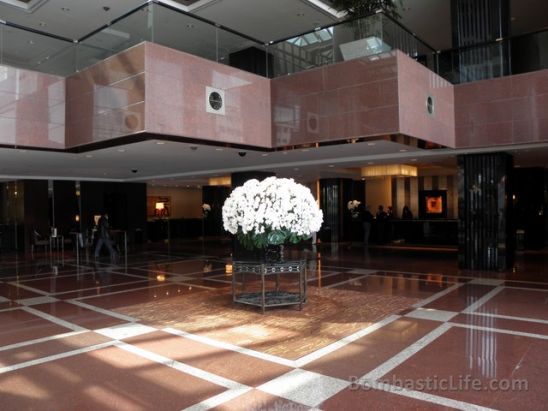 Reception Area of the Peninsula Hotel - Beijing, China