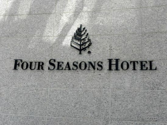 Four Seasons Hotel in Hong Kong.