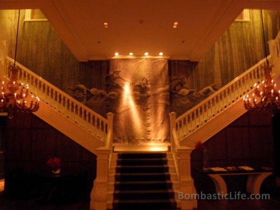 Entrace of Maison Boulud French Restaurant - Beijing, China