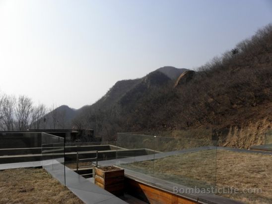 Terrace Lounge at Commune by the Great Wall - Beijing, China - view from the outdoor terrace.