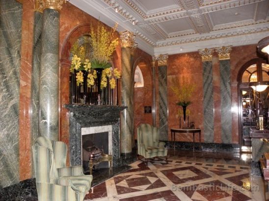 Lobby at the Mandarin Oriental Hyde Park Hotel - London, England
