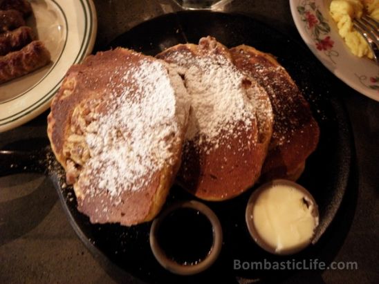 Pumpkin Pancakes at Friend of a Farmer Restaurant in New York, NY
