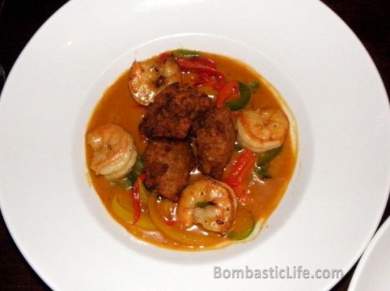 Shrimp Curry, an amazing appetizer at Republic Restaurant in Grand Rapids, MI.