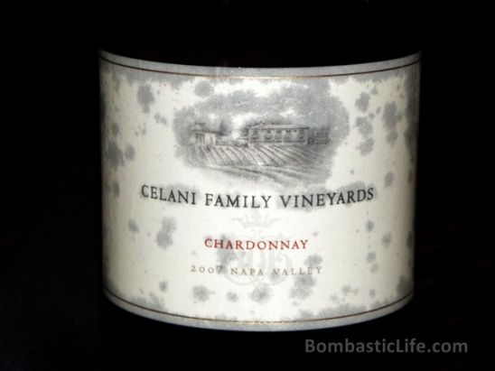 A bottle of chardonnay from Celani Family Vineyards in Napa was the perfect wine for our sushi and sashimi at Chen Chow in Birmingham, MI.