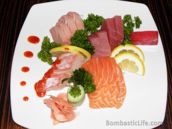 Sashimi at  Chen Chow Brasserie and Sushi Restaurant in Birmingham, MI.  Notice the nice sized pieces.