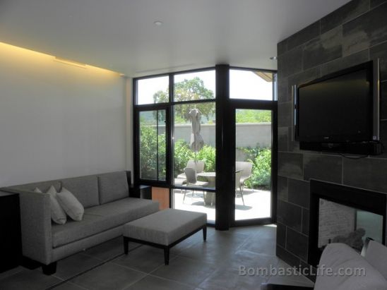 Living Room of our Suite at Bardessono Hotel - Napa Valley, CA