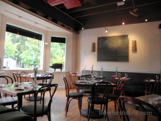 Dining Room at Restaurant Charcuterie - Healdsburg, CA