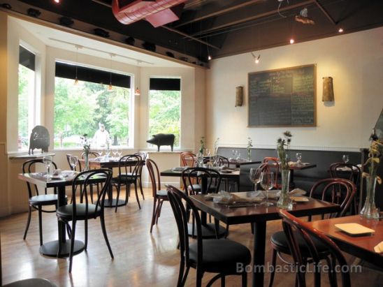 Dining Room at Restaurant Charcuterie - Healdsburg, CA